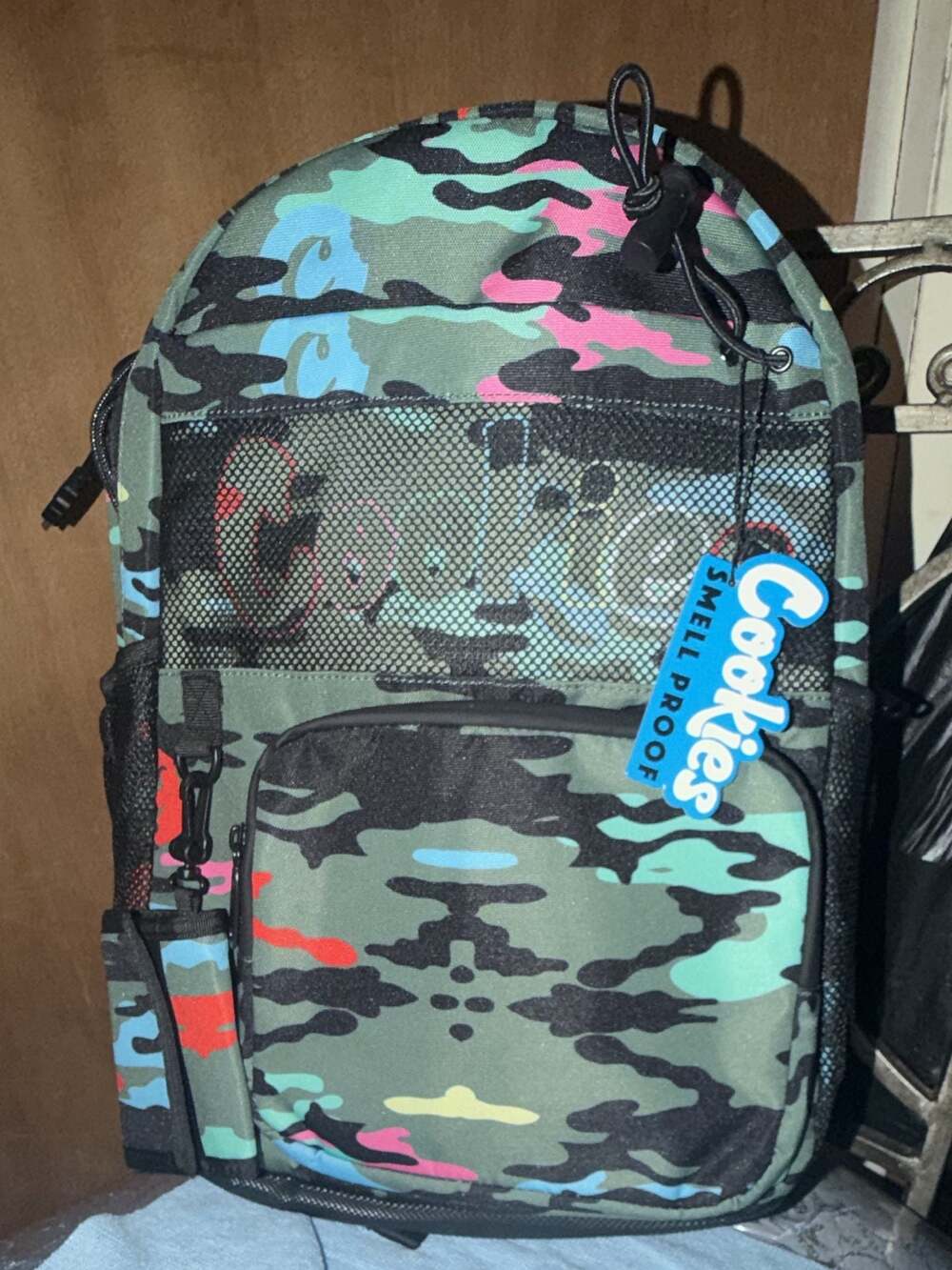 Cookies SF Smell Proof The Bungee Backpack Blue Camo